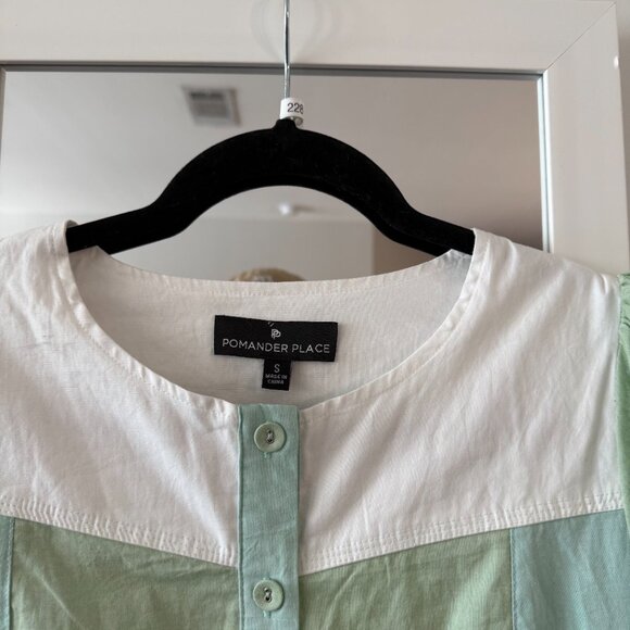 NWOT Tuckernuck Pomander Place Sea Green Elliot Dress Size Small Color Green - Picture 2 of 4